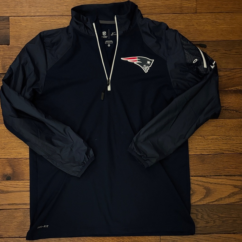 Nike NFL Patriots 1/4 Zip Pullover Jacket